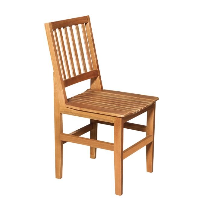 Conjunto Jantar Mesa Industrial Catarina 80cm com 4 Cadeiras Confort Ripada Madeira Maciça - Imagem 7