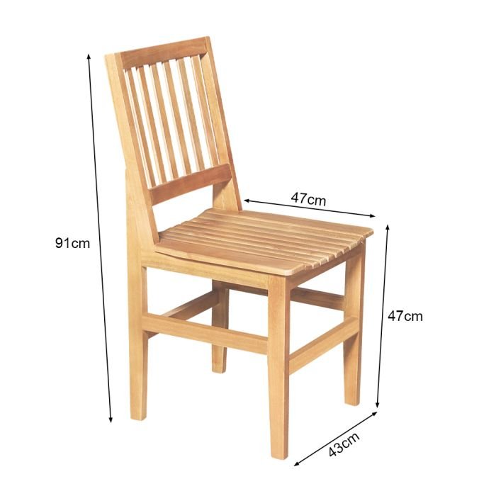 Conjunto Jantar Mesa Industrial Catarina 80cm com 4 Cadeiras Confort Ripada Madeira Maciça - Imagem 10
